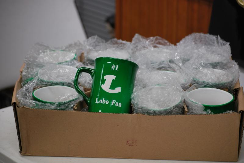 1st order of mugs ready for delivery - Thanks RR you truly are Lobos #1 Fan!